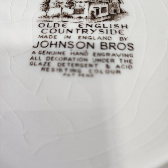 Johnson Bros Multicolor Olde English Countryside 10" Dinner Plate Lot - Picture 6 of 7